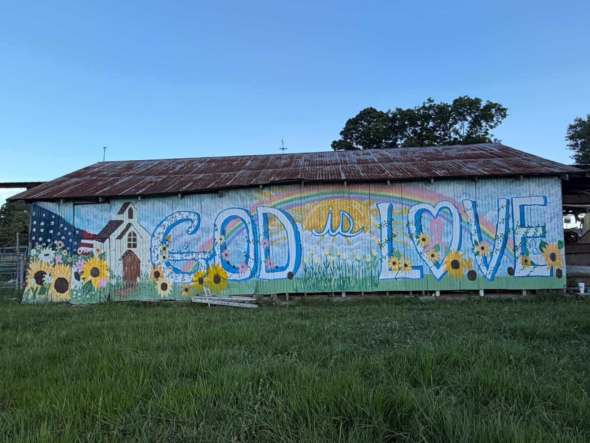 God Is Love mural